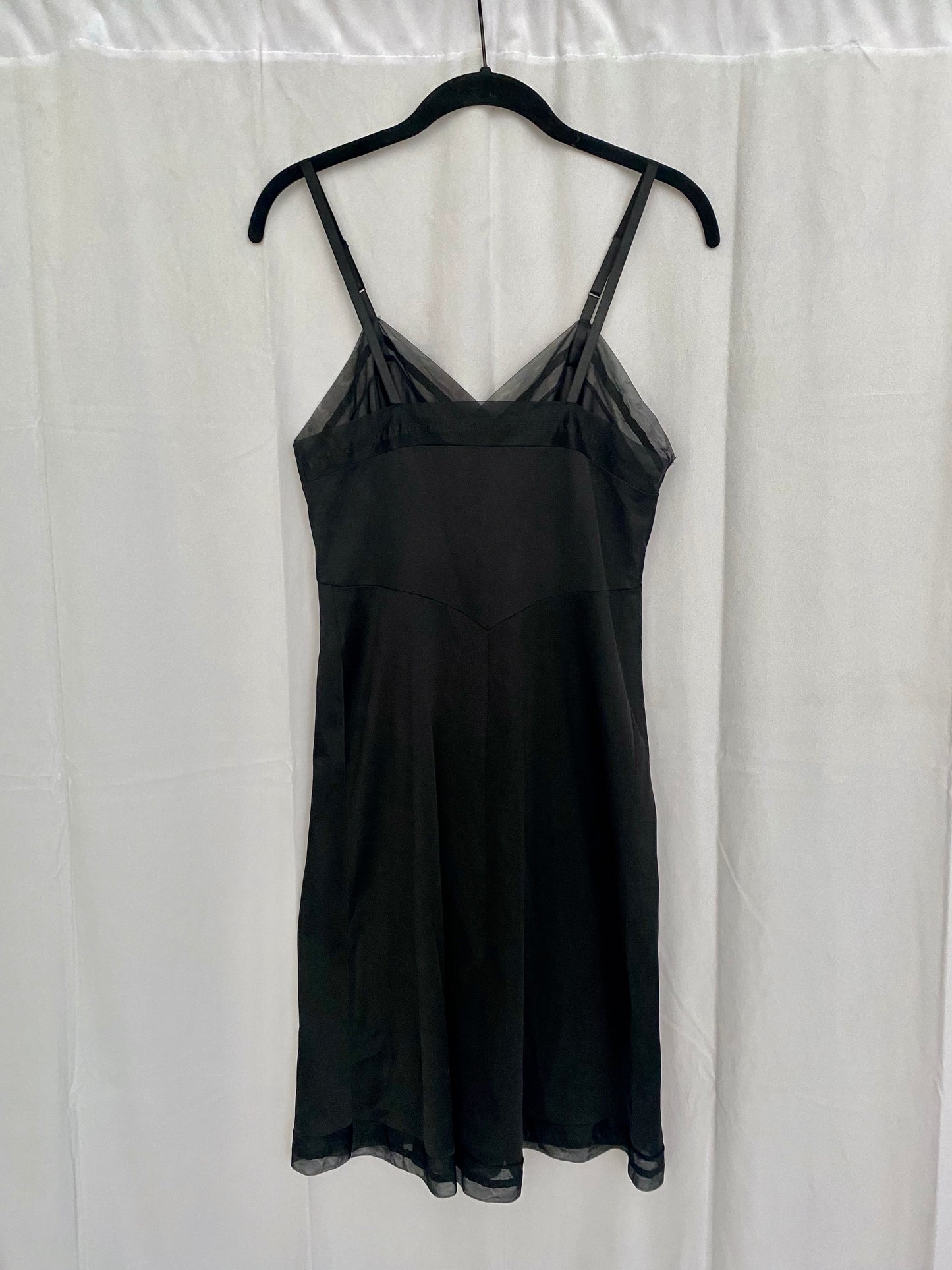 Vintage Vanity Fair Black Slip Dress