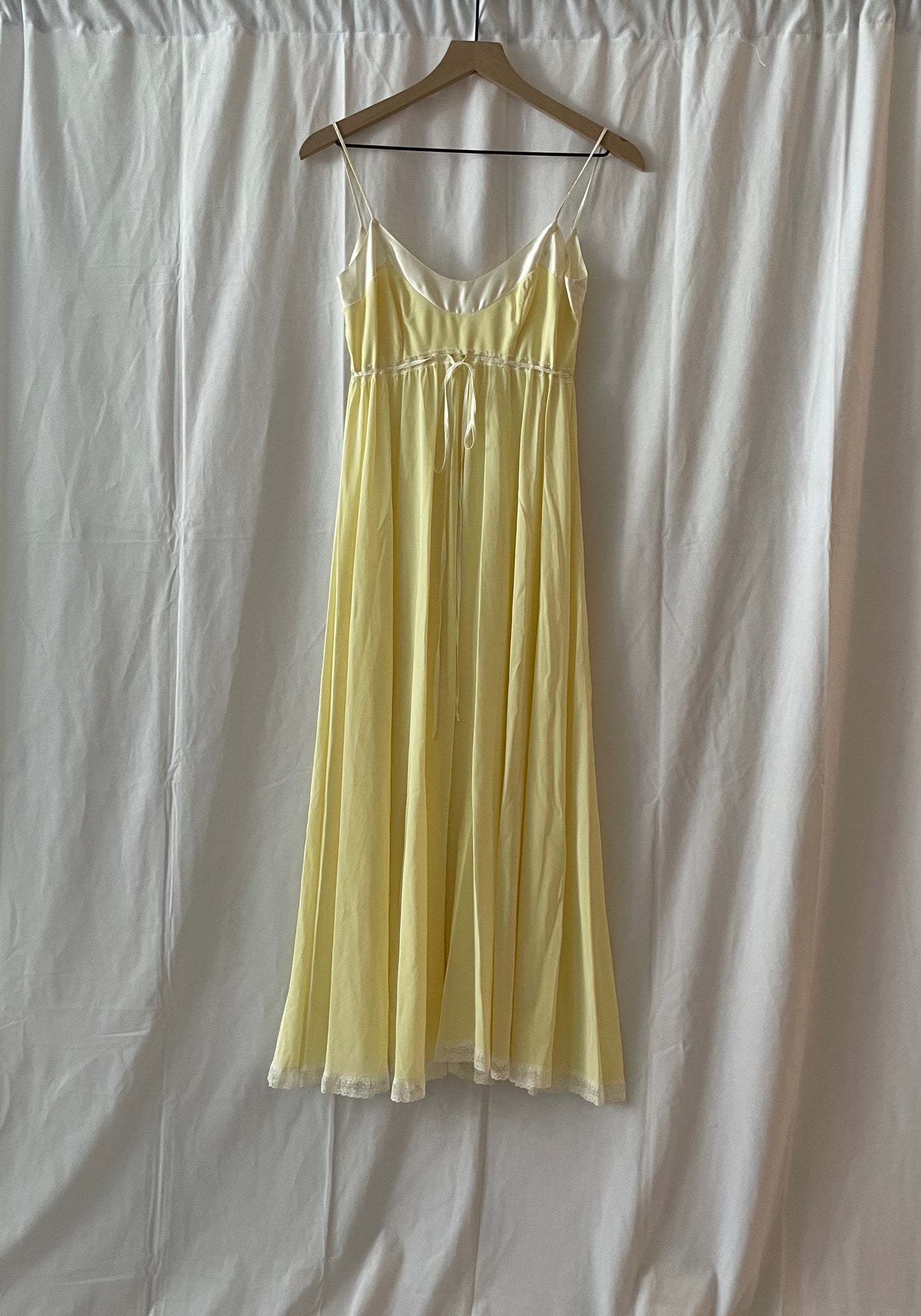 Vintage '60s Yellow Midi Dress
