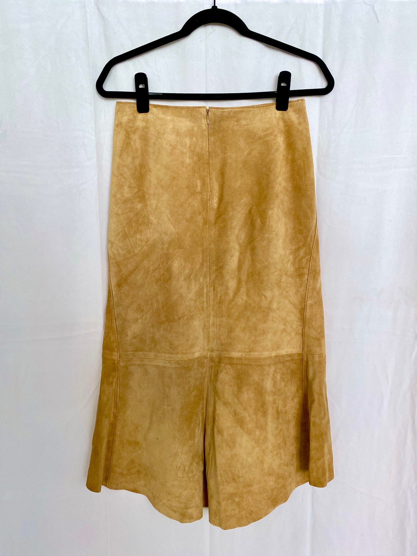 Vintage DKNY Suede Midi Skirt