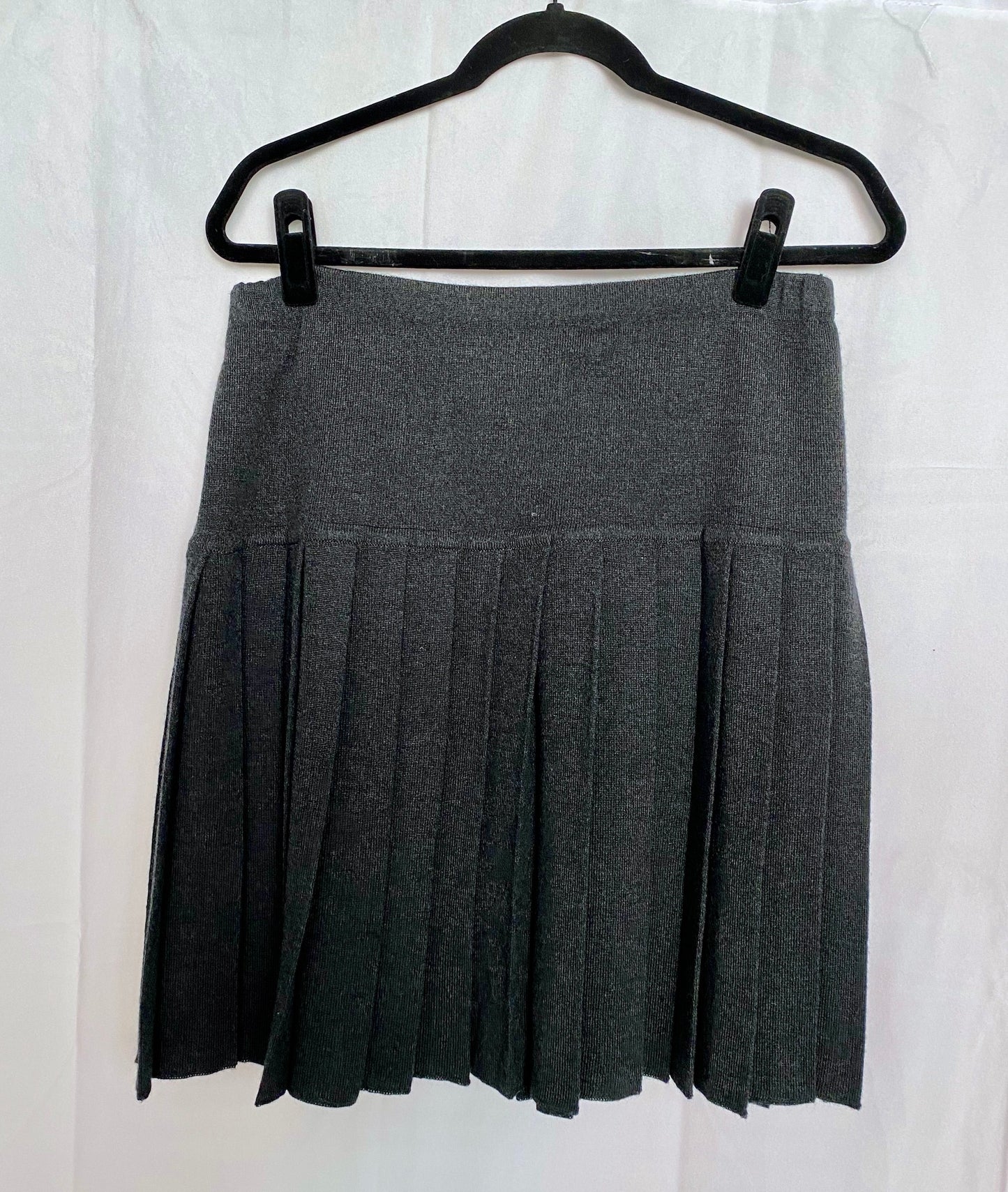 Vintage Tricots St. Raphael Pleated Wool Skirt